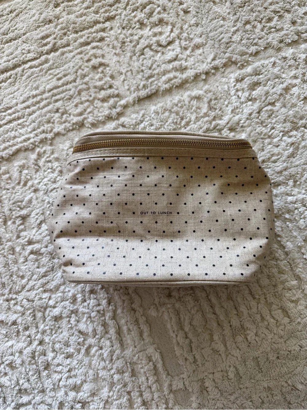 Kate Spade New York Deco Dot Out to Lunch insulated tote bag